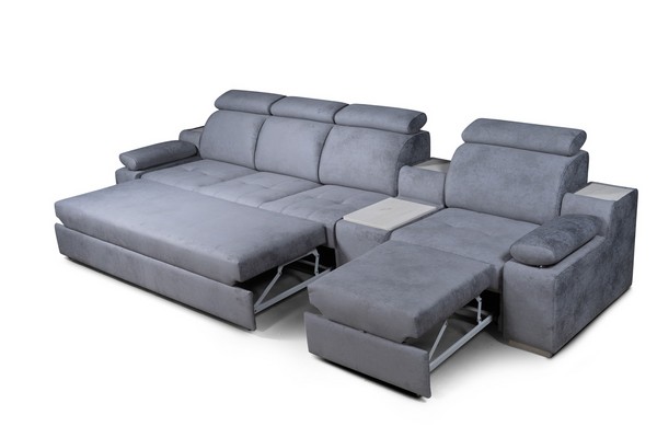 Модульный диван Ройс (столик + розетки)